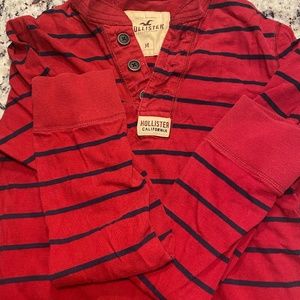 Hollister Henley Long Sleeve Shirt.